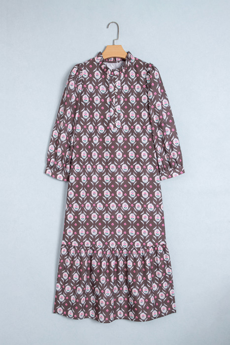 Autumn Keepsake Floral Maxi Dress