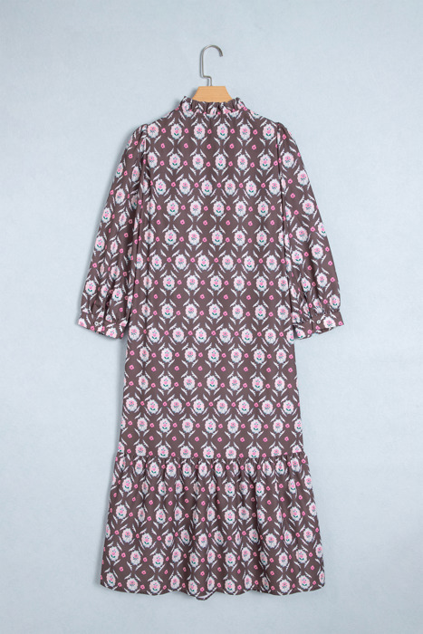 Autumn Keepsake Floral Maxi Dress