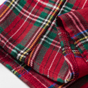  Holly Manor Plaid Ruffle Shirt Dress