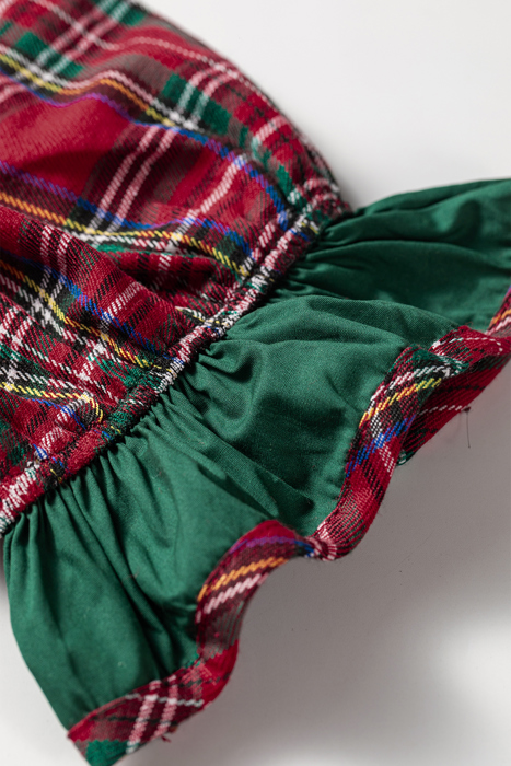 Holly Manor Plaid Ruffle Shirt Dress