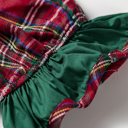  Holly Manor Plaid Ruffle Shirt Dress
