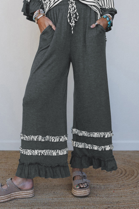 Ruffle & Rhythm Striped Pant Set