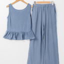  Serenity Ruffle Lounge Set