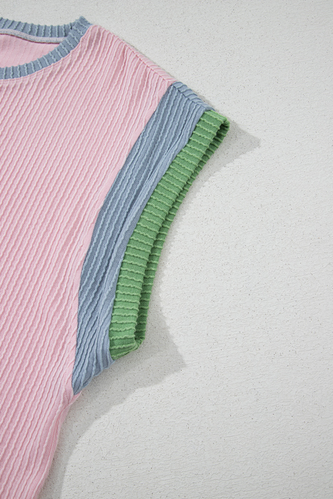 Pastel Ribbed Lounge Set