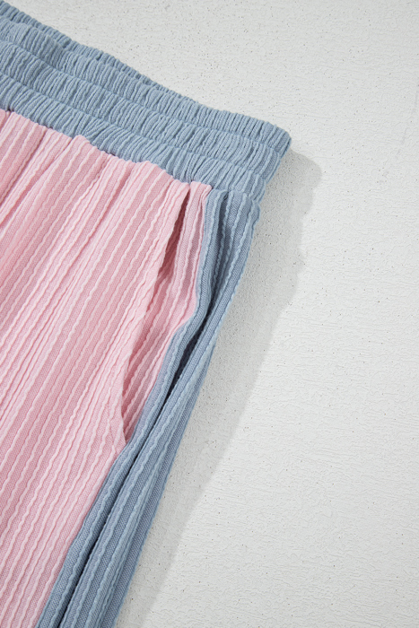 Pastel Ribbed Lounge Set