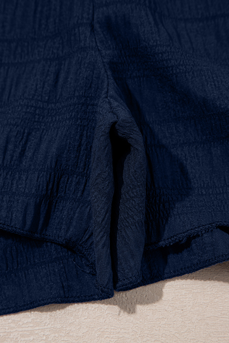 Midnight Blue Breeze Ruffle Set