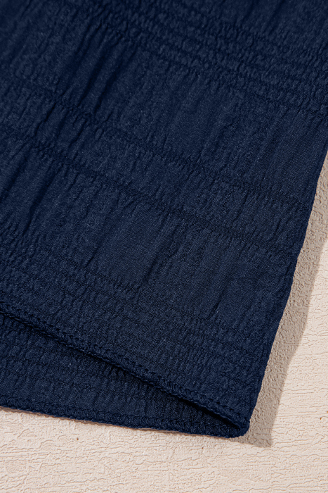 Midnight Blue Breeze Ruffle Set