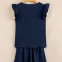  Midnight Blue Breeze Ruffle Set