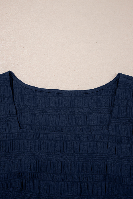 Midnight Blue Breeze Ruffle Set