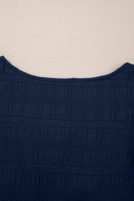 Midnight Blue Breeze Ruffle Set