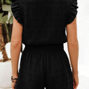  Midnight Black Breeze Ruffle Set