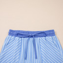  Bluebell Breeze Stripe Lounge Set