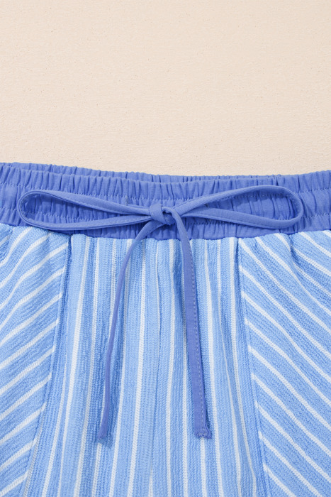 Bluebell Breeze Stripe Lounge Set