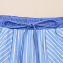  Bluebell Breeze Stripe Lounge Set