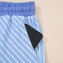  Bluebell Breeze Stripe Lounge Set