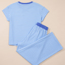  Bluebell Breeze Stripe Lounge Set