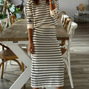  Coastal Stripe Knit Set