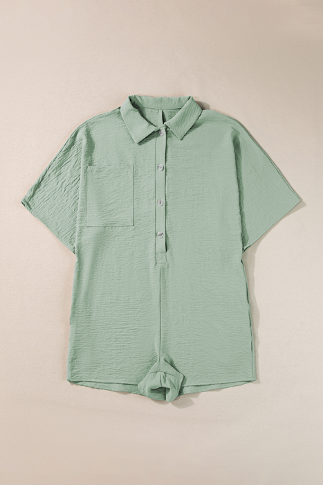 Sage Breeze Relaxed Romper