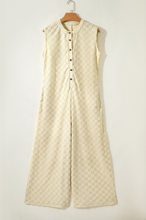 Check Luxe Jumpsuit