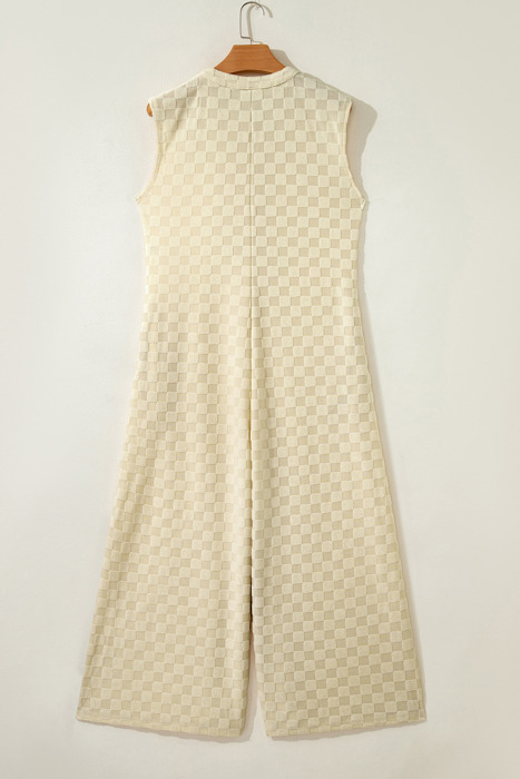 Check Luxe Jumpsuit