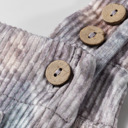 Willow Mist Textured Floral Overalls