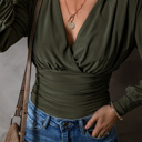  Midnight Muse Ruched Bodysuit