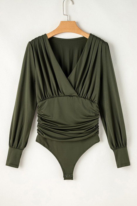 Midnight Muse Ruched Bodysuit