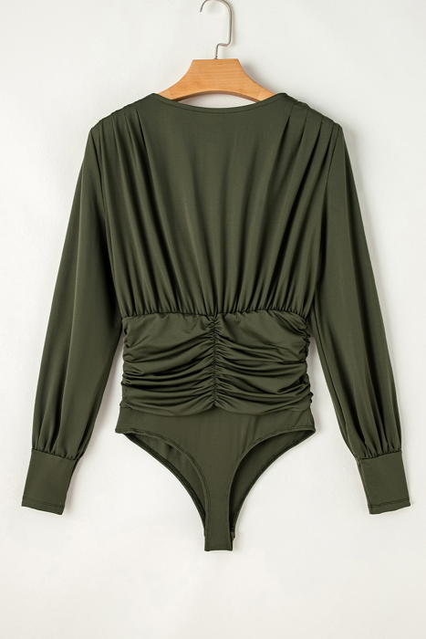 Midnight Muse Ruched Bodysuit