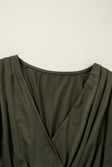Midnight Muse Ruched Bodysuit