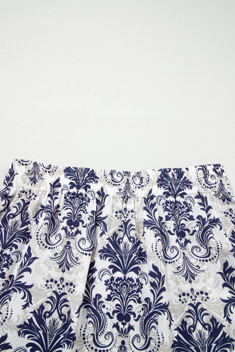 Santorini Stroll Printed Maxi Skirt