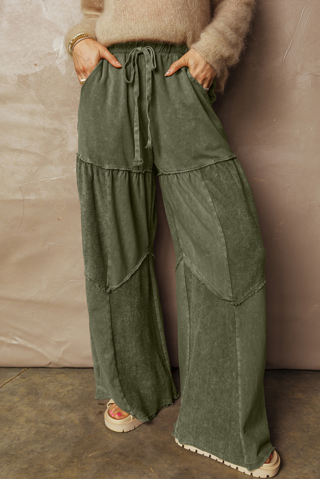 Olive Drift Patchwork Lounge Pant