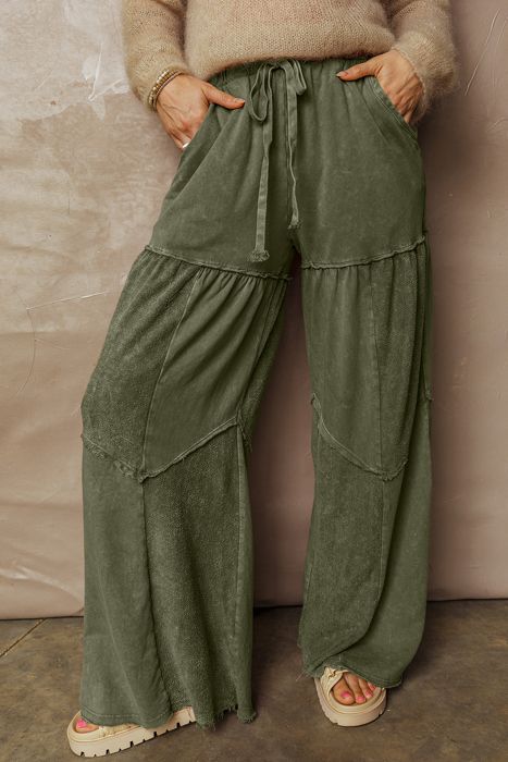 Olive Drift Patchwork Lounge Pant