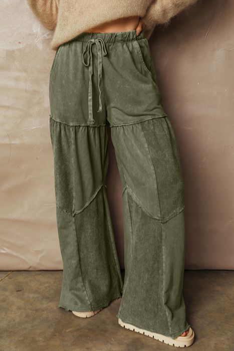 Olive Drift Patchwork Lounge Pant
