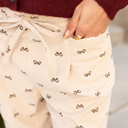  Bow Whisper Ribbed Lounge Pant