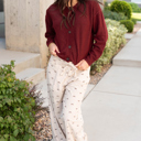  Bow Whisper Ribbed Lounge Pant