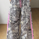  Pink Trail Camo Wide Leg Pants