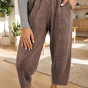 Cocoa Drift Mineral Wash Barrel Pants