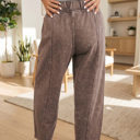  Cocoa Drift Mineral Wash Barrel Pants