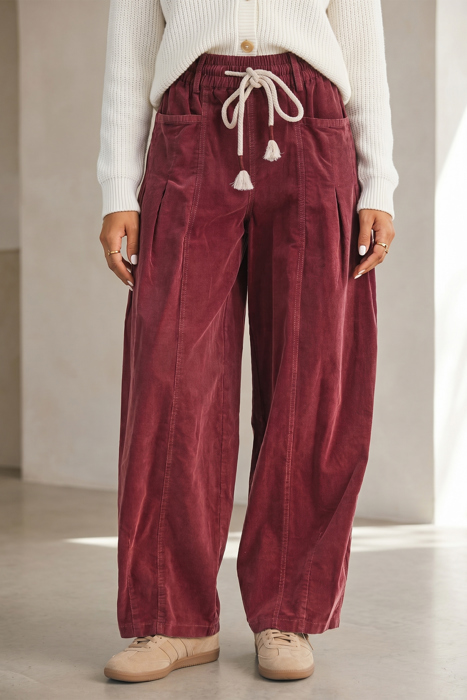 Crimson Trail Corduroy Barrel Pants