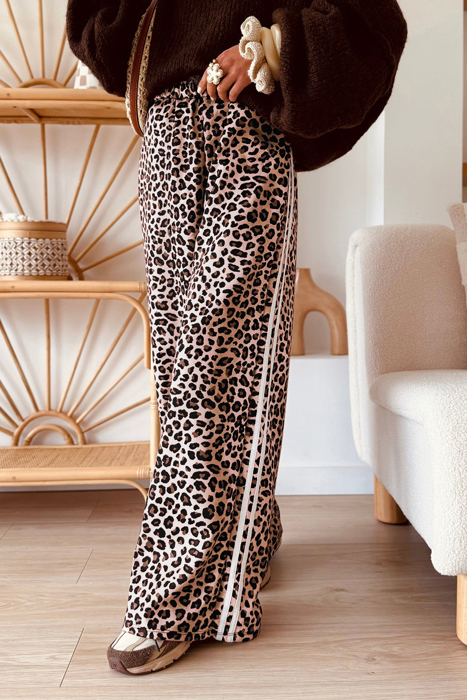 Wild Rush Leopard Side Stripe Pants