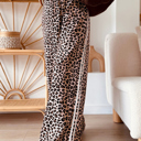  Wild Rush Leopard Side Stripe Pants