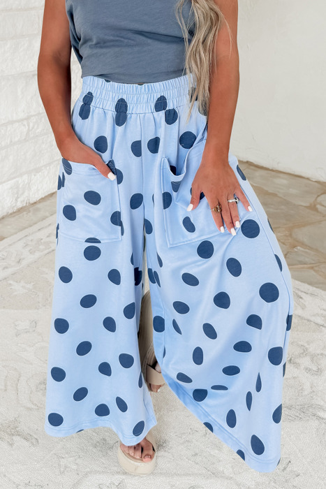 Bluebell Polka Lounge Wide Leg Pants