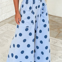  Bluebell Polka Lounge Wide Leg Pants