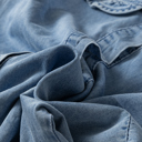  Ruffled Denim Darling Shirt
