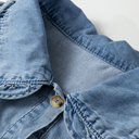  Ruffled Denim Darling Shirt