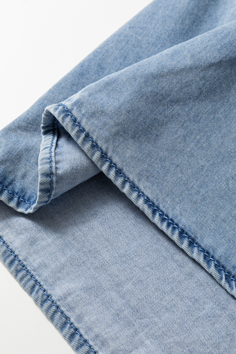 Ruffled Denim Darling Shirt