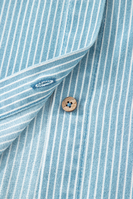 Coastal Stripe Button-Down Shirt