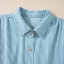  Coastal Stripe Button-Down Shirt