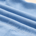  Ruffled Chambray Peplum Shirt