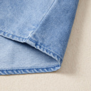  Denim Dream Ruffle Flutter Top